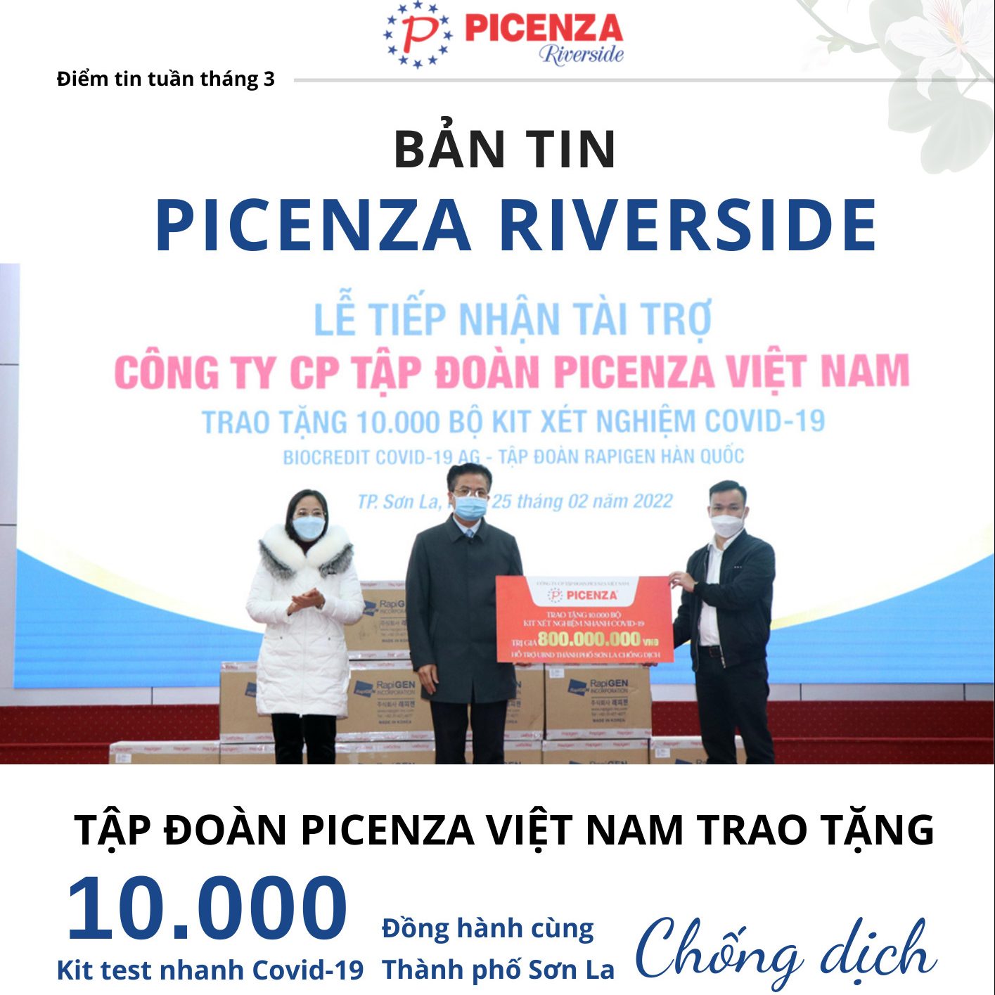 Bản tin Picenza Riverside tuần 1 tháng 3 năm 2022